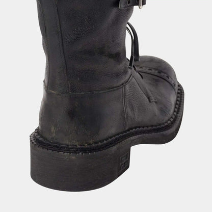 Leather Boots The Runway