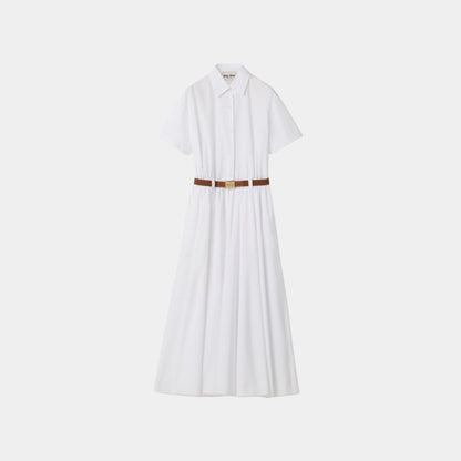Long Poplin Dress