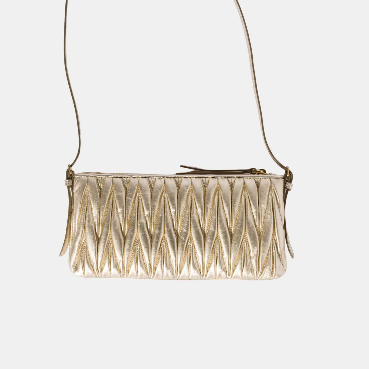 Matelasse Nappa Leather Mini Pouch