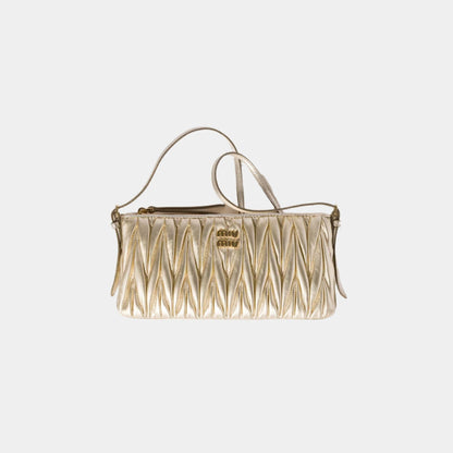 Matelasse Nappa Leather Mini Pouch