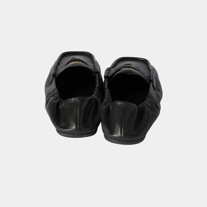 Ruches Nappa Leather Loafers