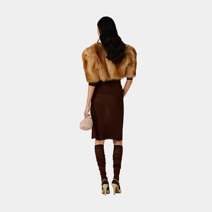 Silk Mid-length Skirts