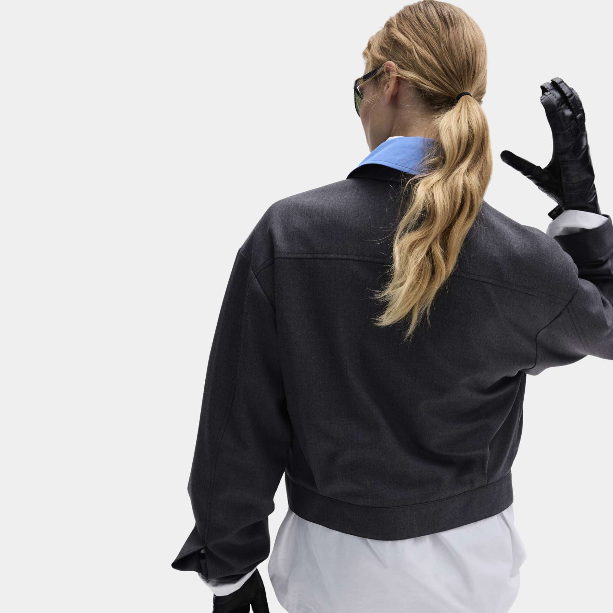 Single Breasted Gabardine Jacket