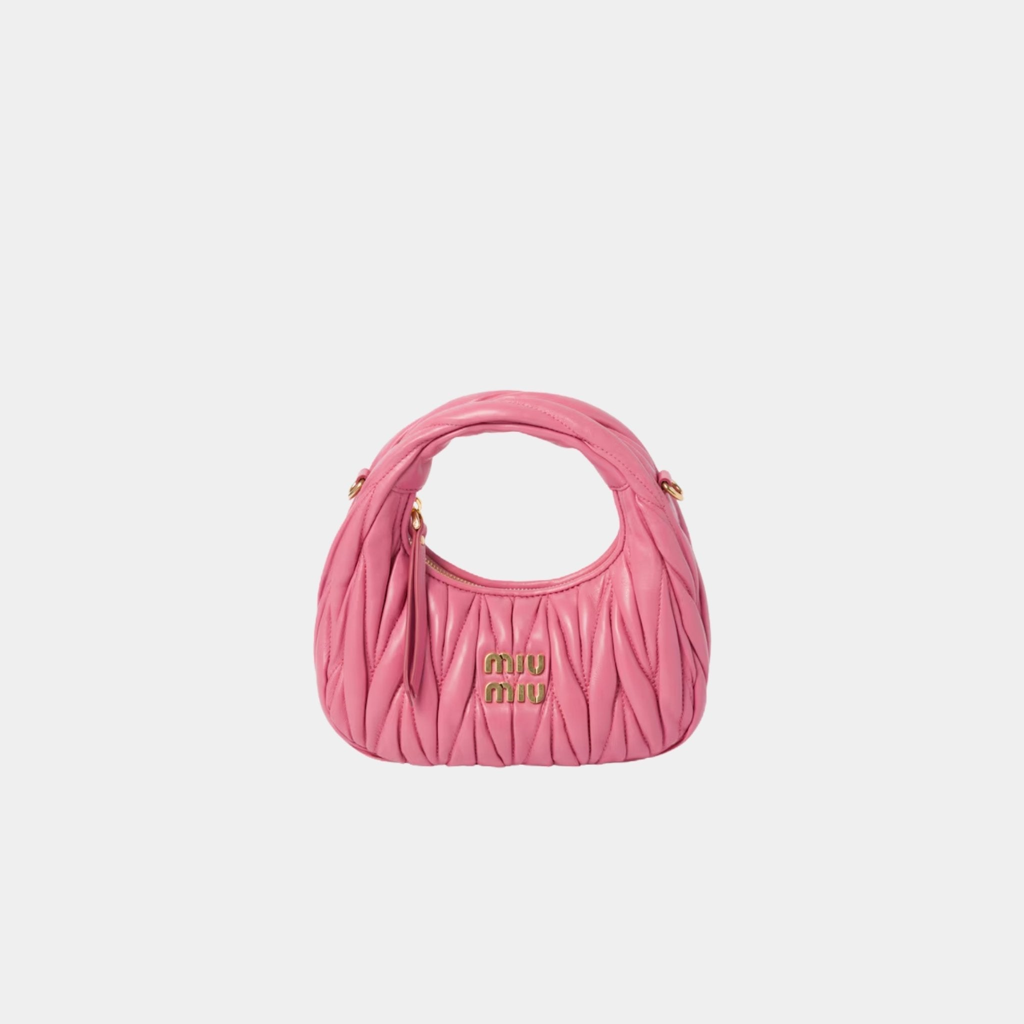 Wander Matelasse Nappa Leather Hobo Mini Bag