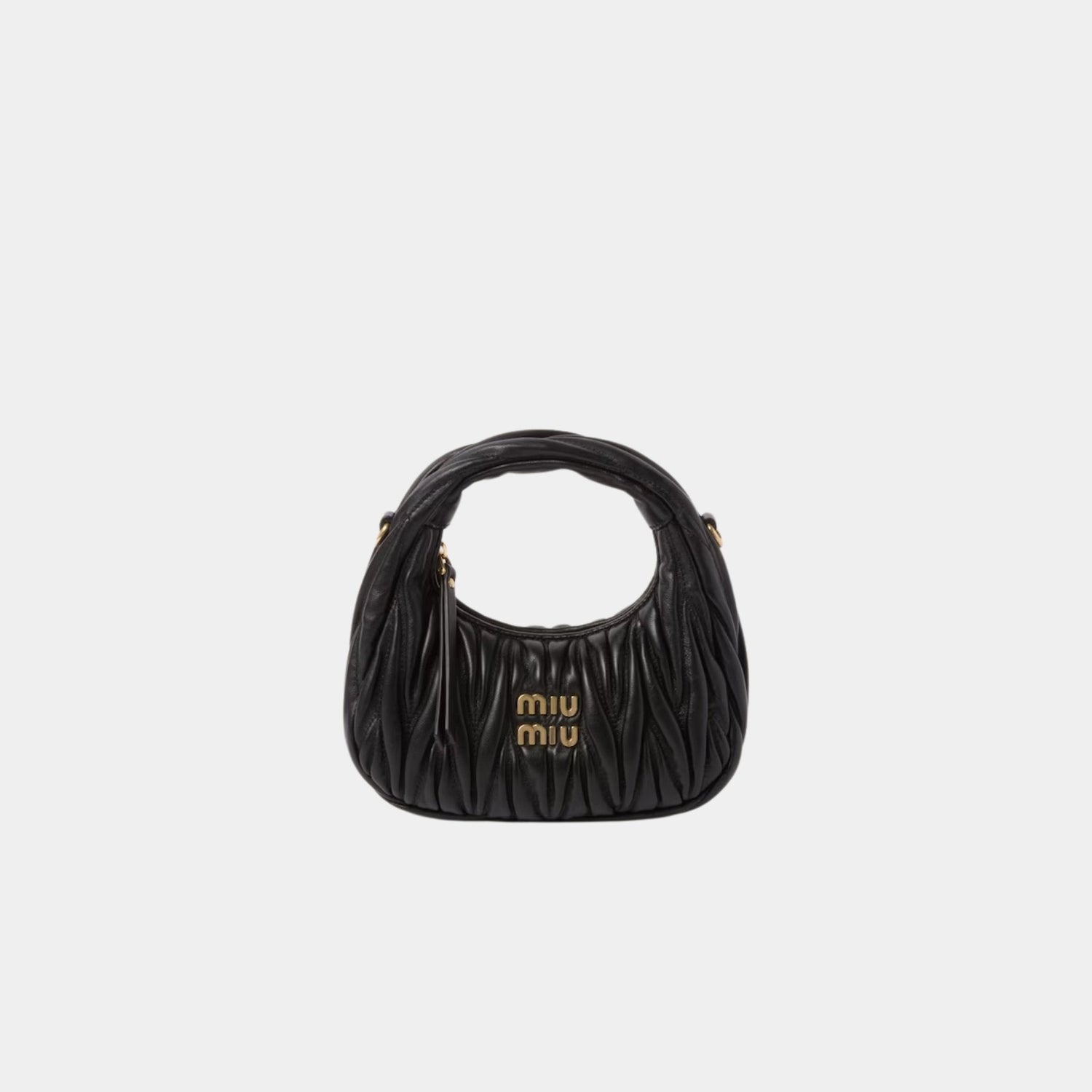 Wander Matelasse Nappa Leather Hobo Mini Bag