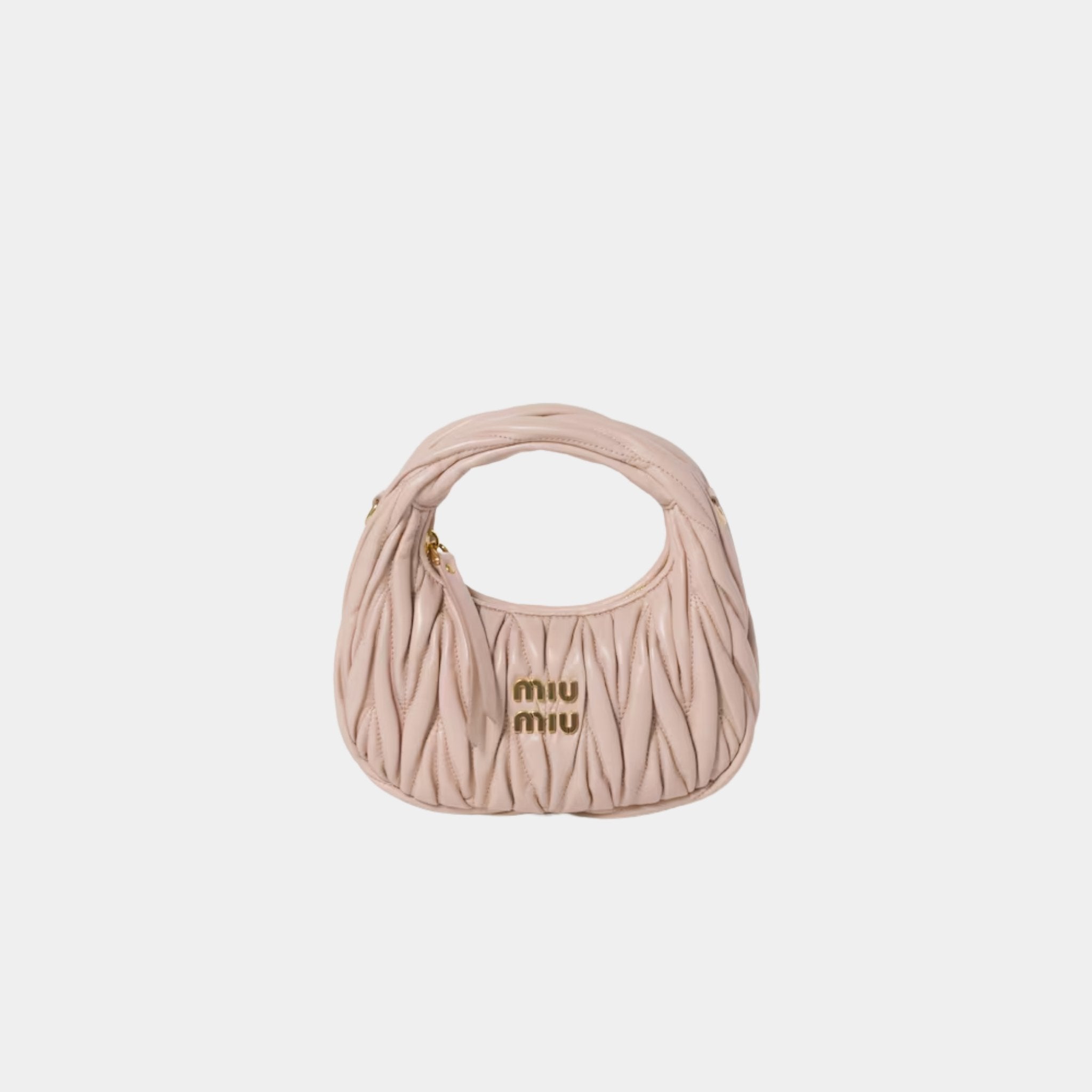 Wander Matelasse Nappa Leather Hobo Mini Bag