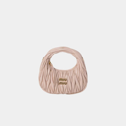 Wander Matelasse Nappa Leather Hobo Mini Bag