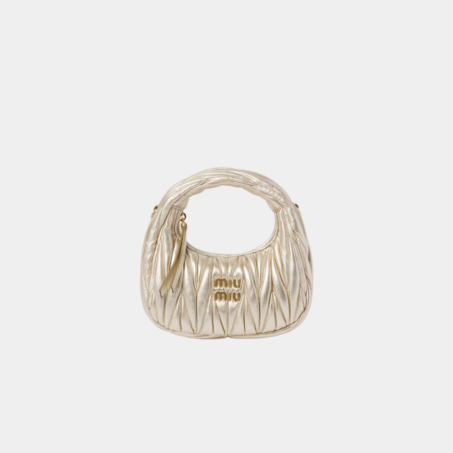 Wander Matelasse Nappa Leather Hobo Mini Bag