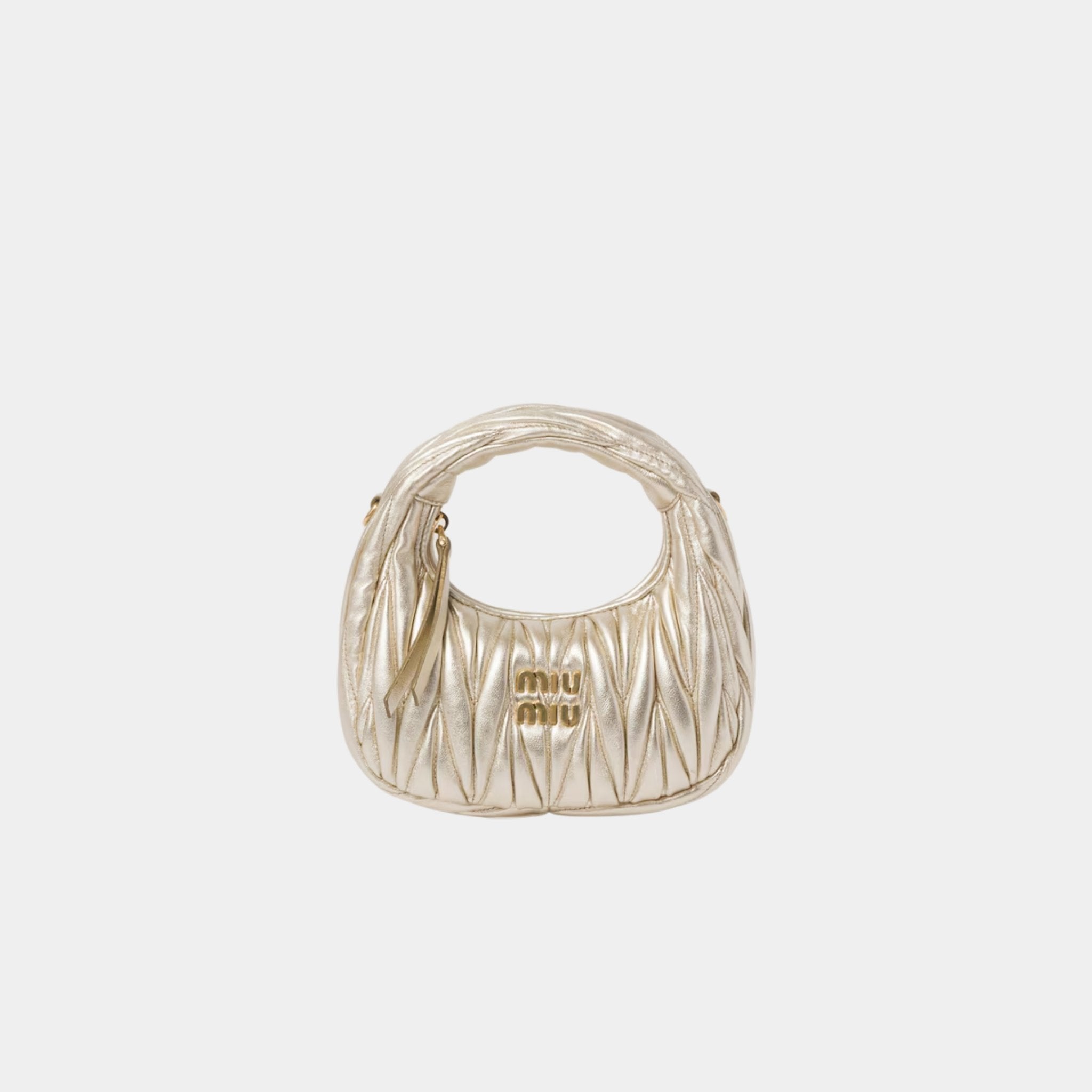 Wander Matelasse Nappa Leather Hobo Mini Bag