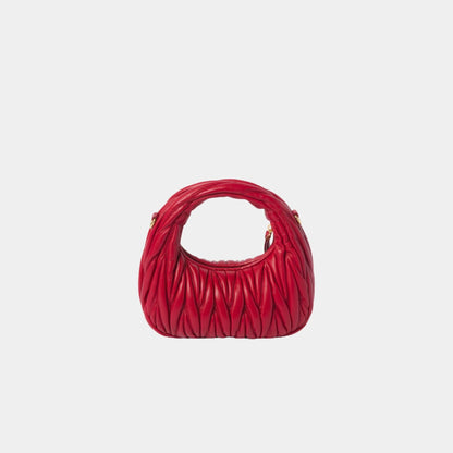Wander Matelasse Nappa Leather Hobo Mini Bag