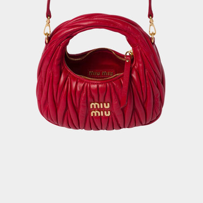 Wander Matelasse Nappa Leather Hobo Mini Bag