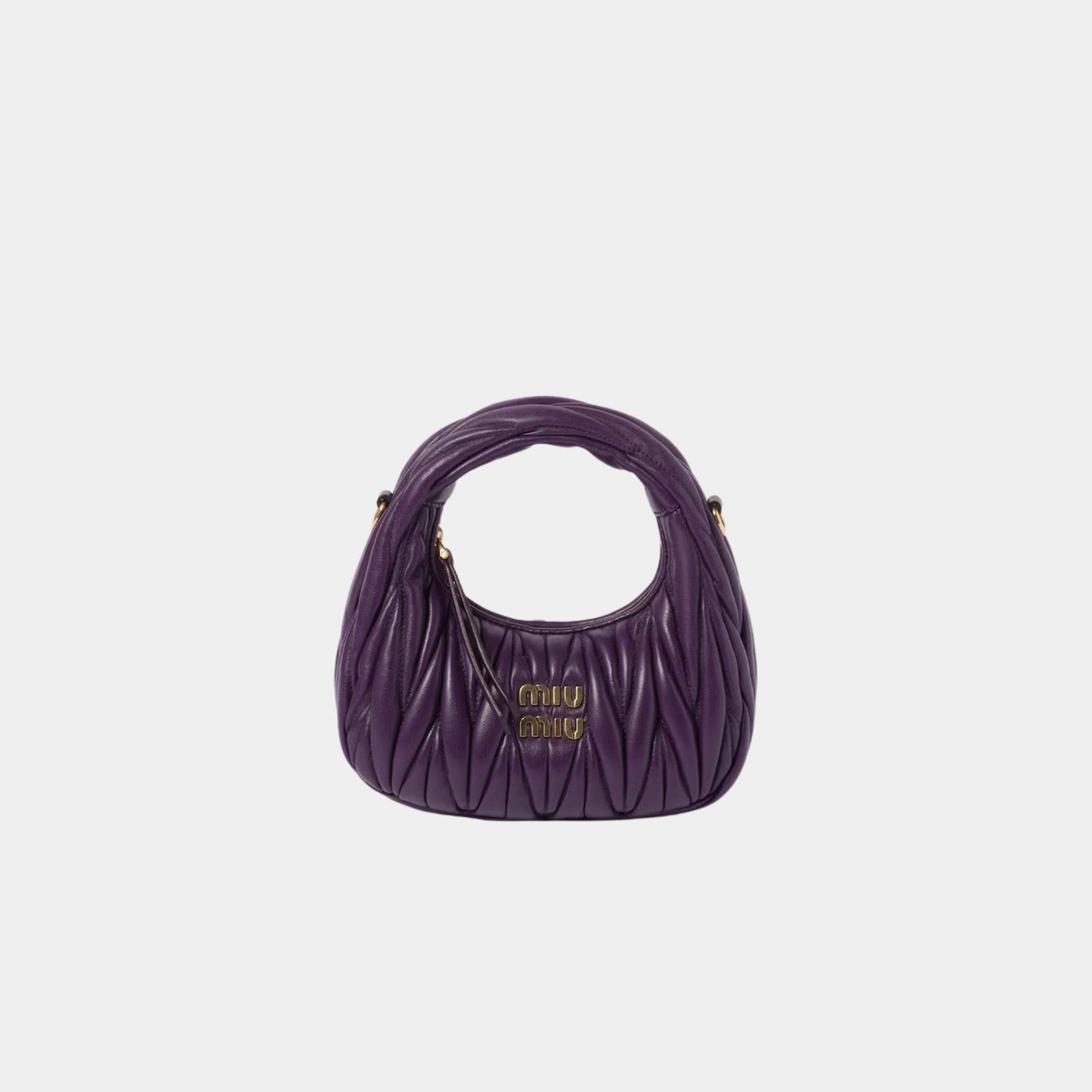 Wander Matelasse Nappa Leather Hobo Mini Bag