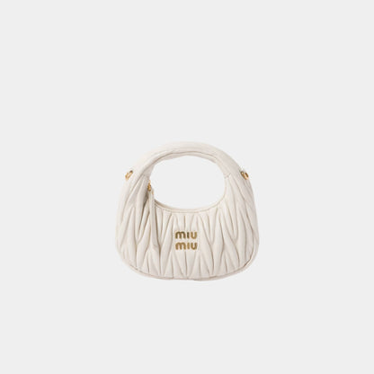 Wander Matelasse Nappa Leather Hobo Mini Bag