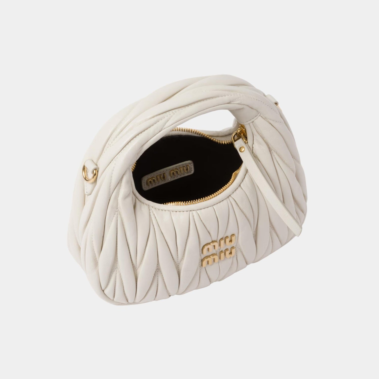 Wander Matelasse Nappa Leather Hobo Mini Bag