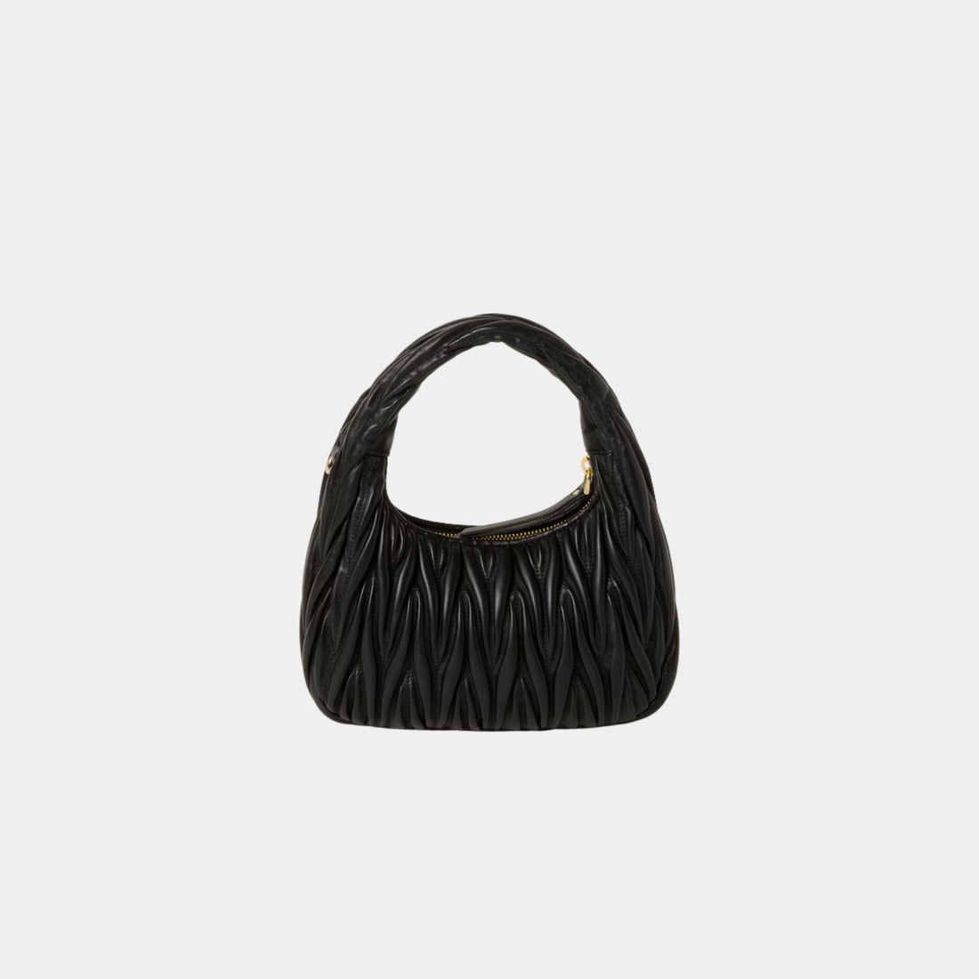 Wander Matelasse Nappa Leather Hobo Small Bag