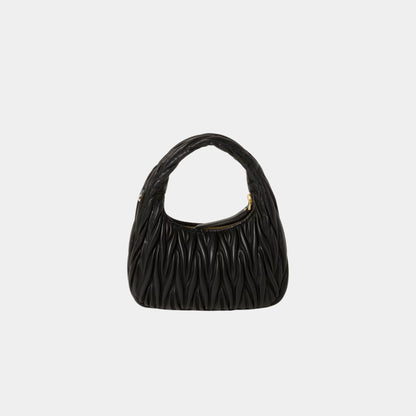 Wander Matelasse Nappa Leather Hobo Small Bag