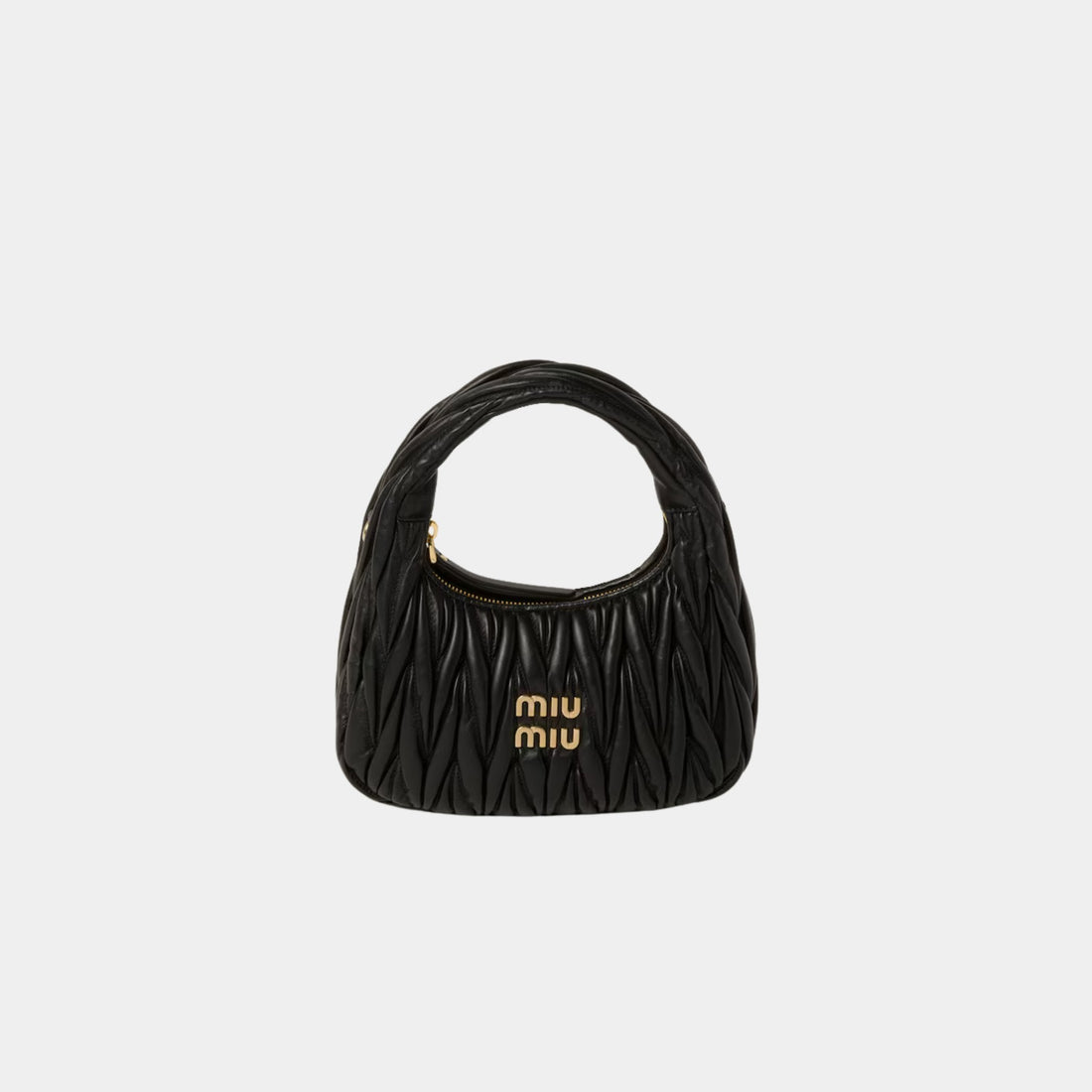 Wander Matelasse Nappa Leather Hobo Small Bag