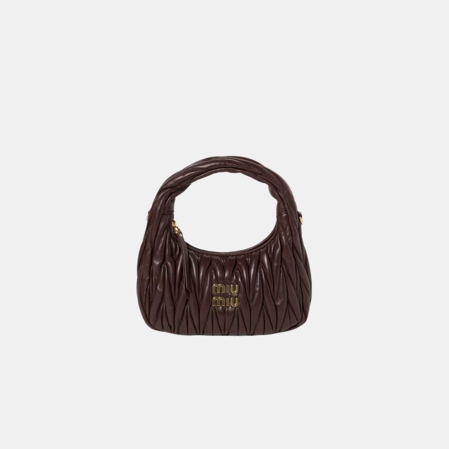 Wander Matelasse Nappa Leather Hobo Small Bag