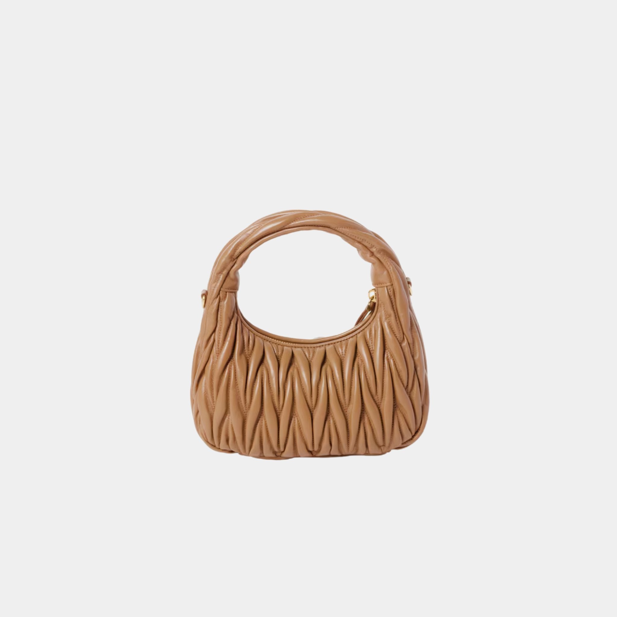 Wander Matelasse Nappa Leather Hobo Small Bag