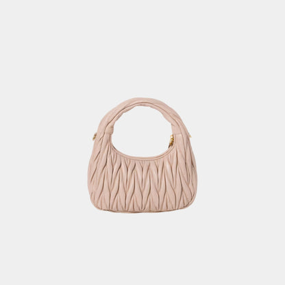 Wander Matelasse Nappa Leather Hobo Small Bag