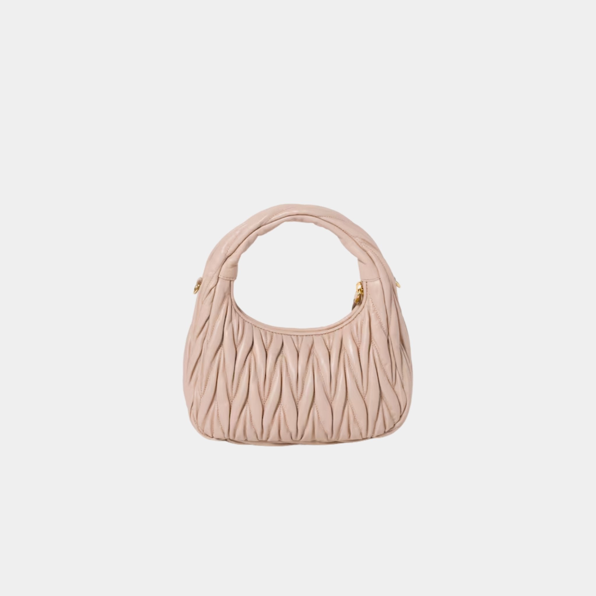 Wander Matelasse Nappa Leather Hobo Small Bag