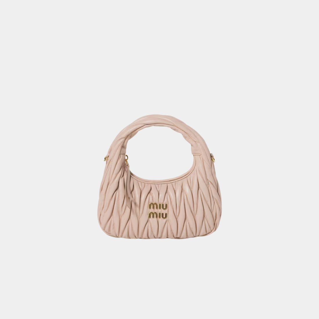 Wander Matelasse Nappa Leather Hobo Small Bag