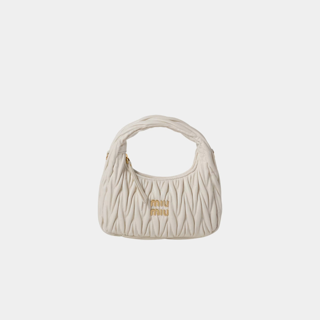 Wander Matelasse Nappa Leather Hobo Small Bag