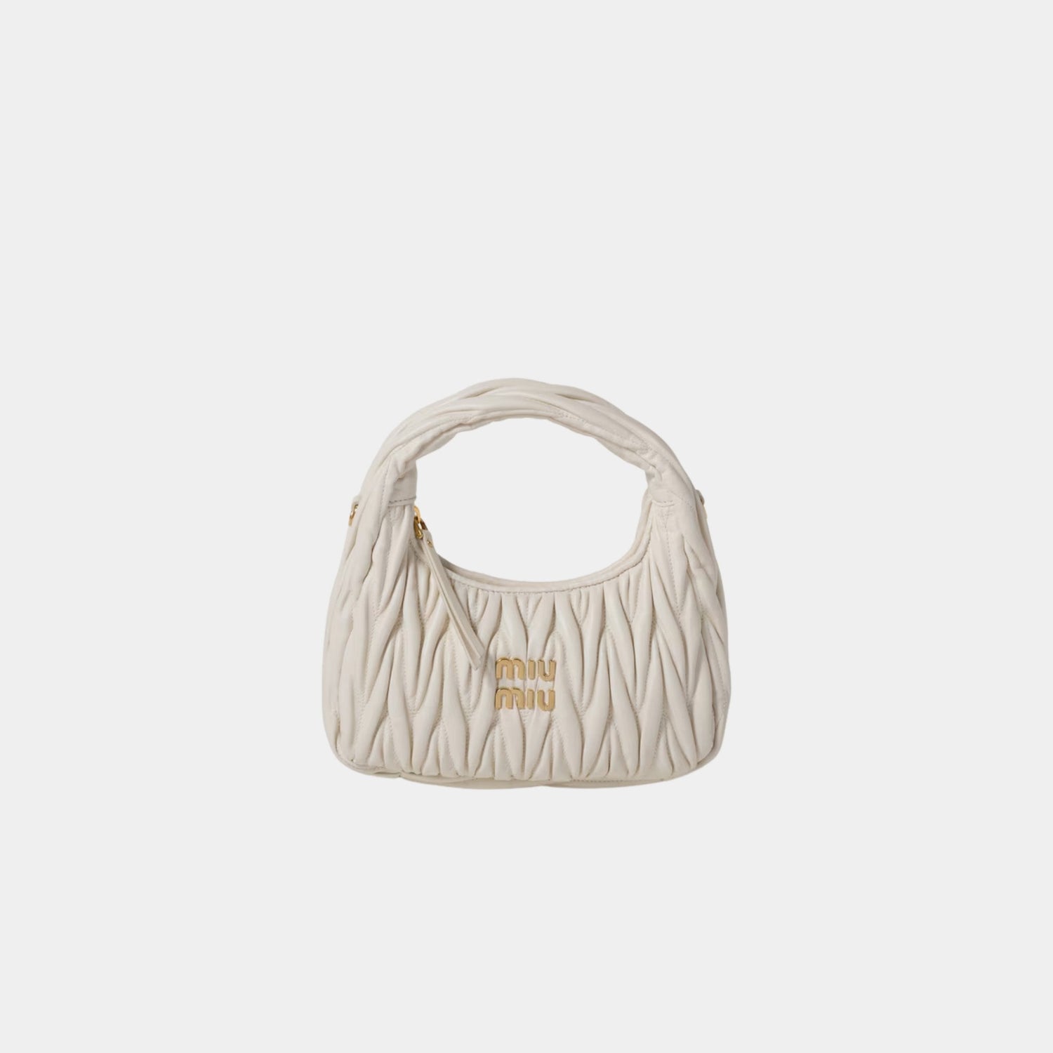 Wander Matelasse Nappa Leather Hobo Small Bag