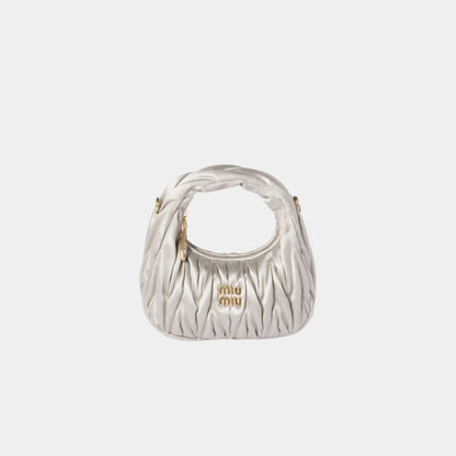 Wander Matelasse Satin Mini Bag