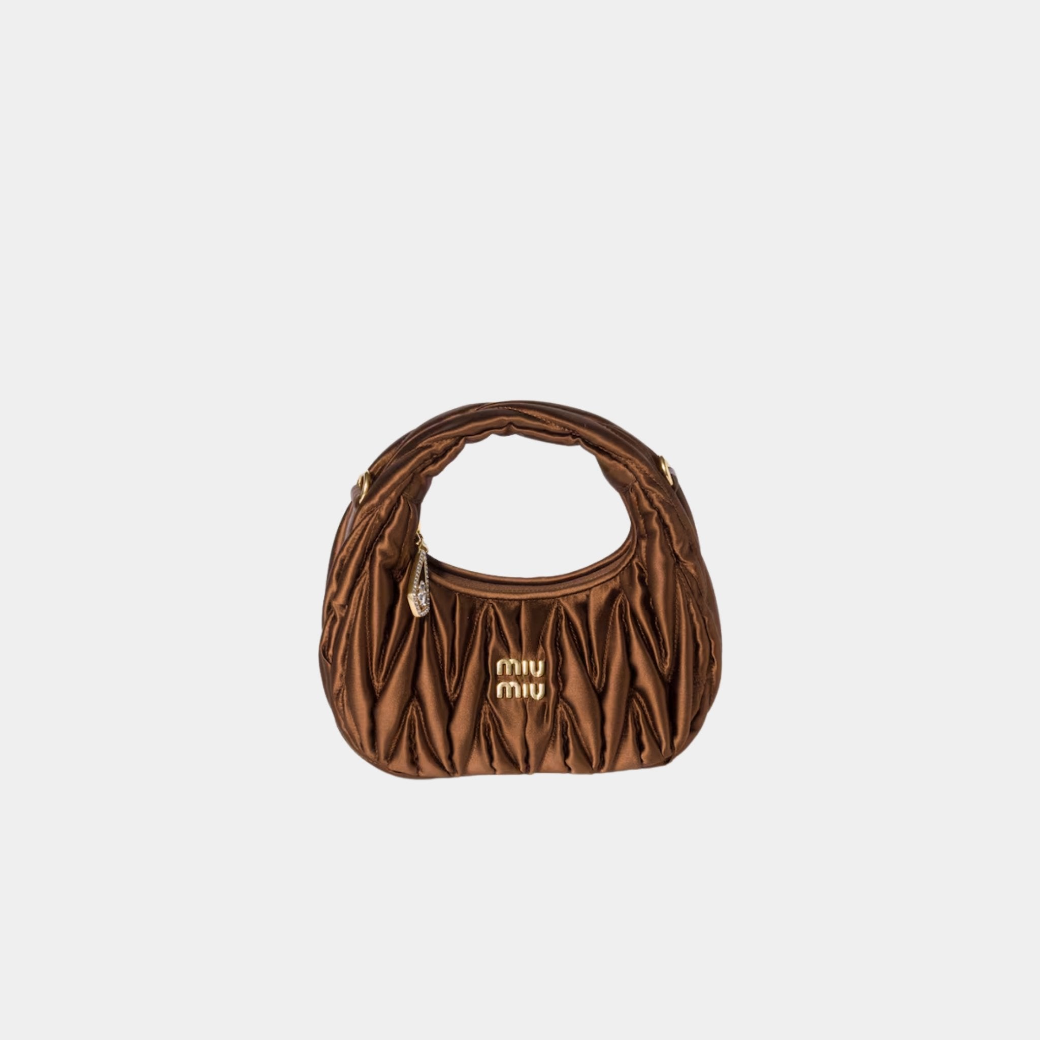 Wander Matelasse Satin Mini Bag
