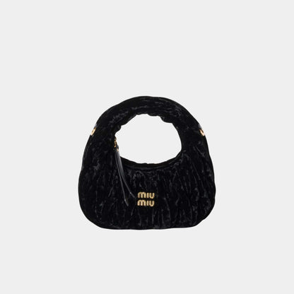 Wander Velvet Hobo Mini Bag