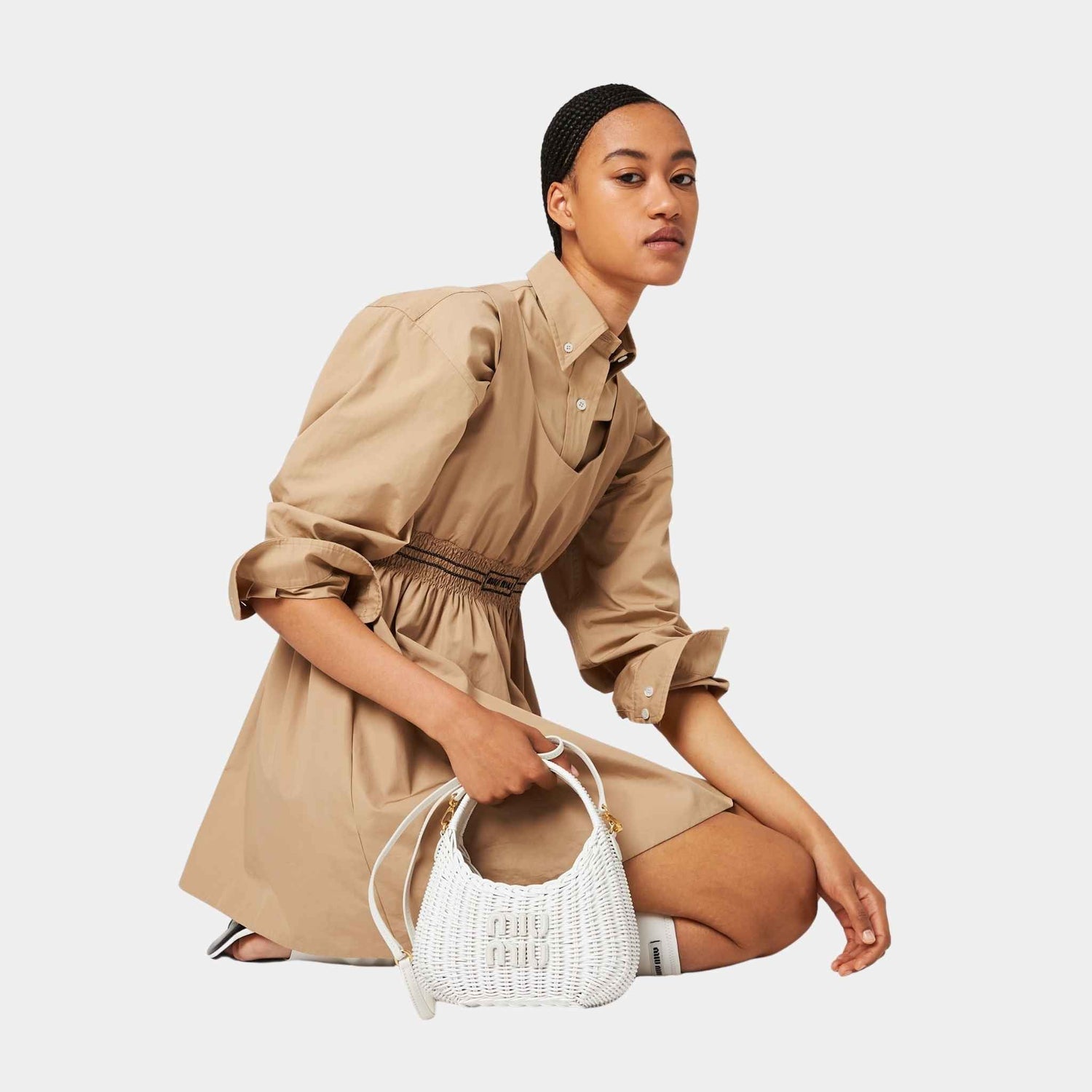 Wander Wicker Hobo Bag