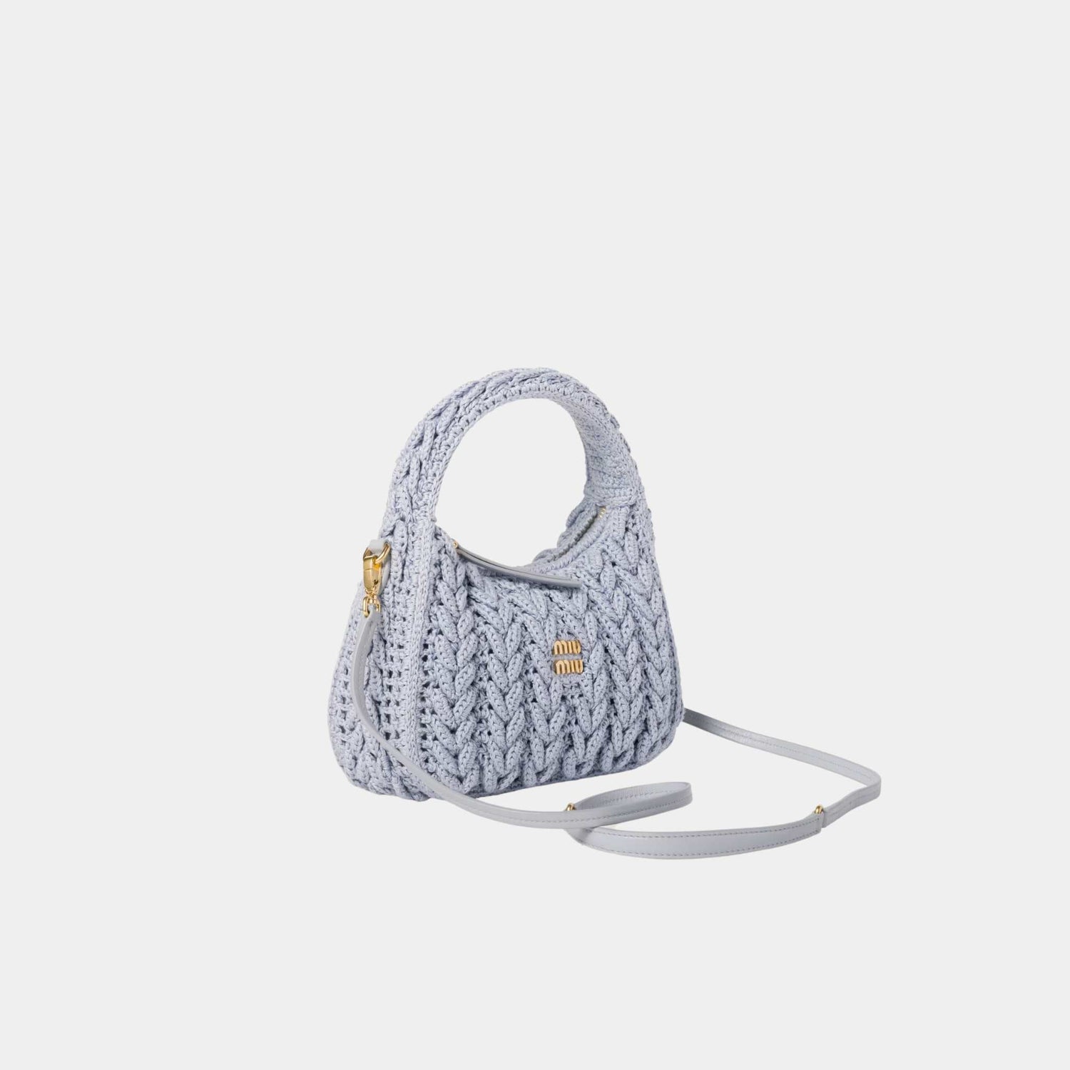Wander Woven Cotton Hobo Bag
