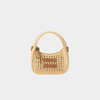 Wander Woven Fabric Hobo Bag