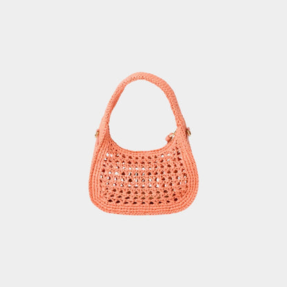 Wander Woven Fabric Hobo Bag