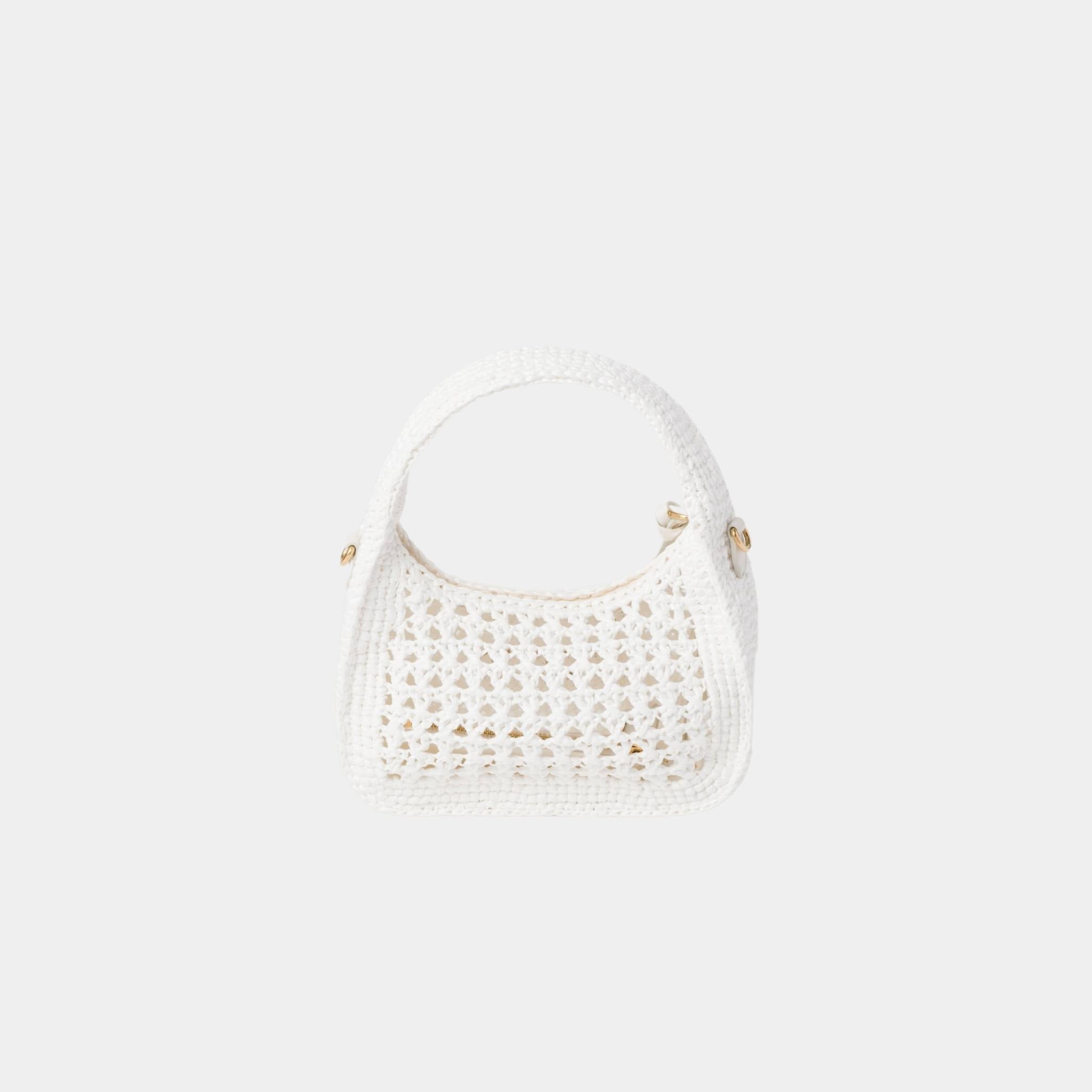 Wander Woven Fabric Hobo Bag