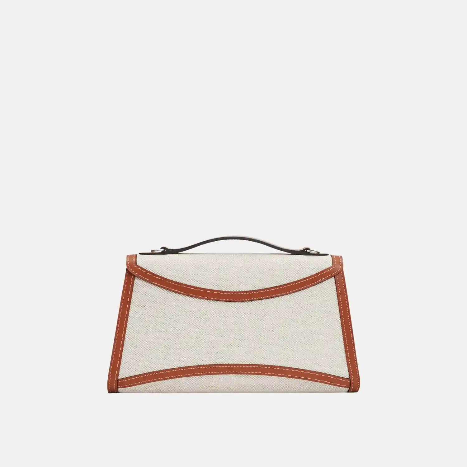 Gabrielle Clutch in Canvas and Leather