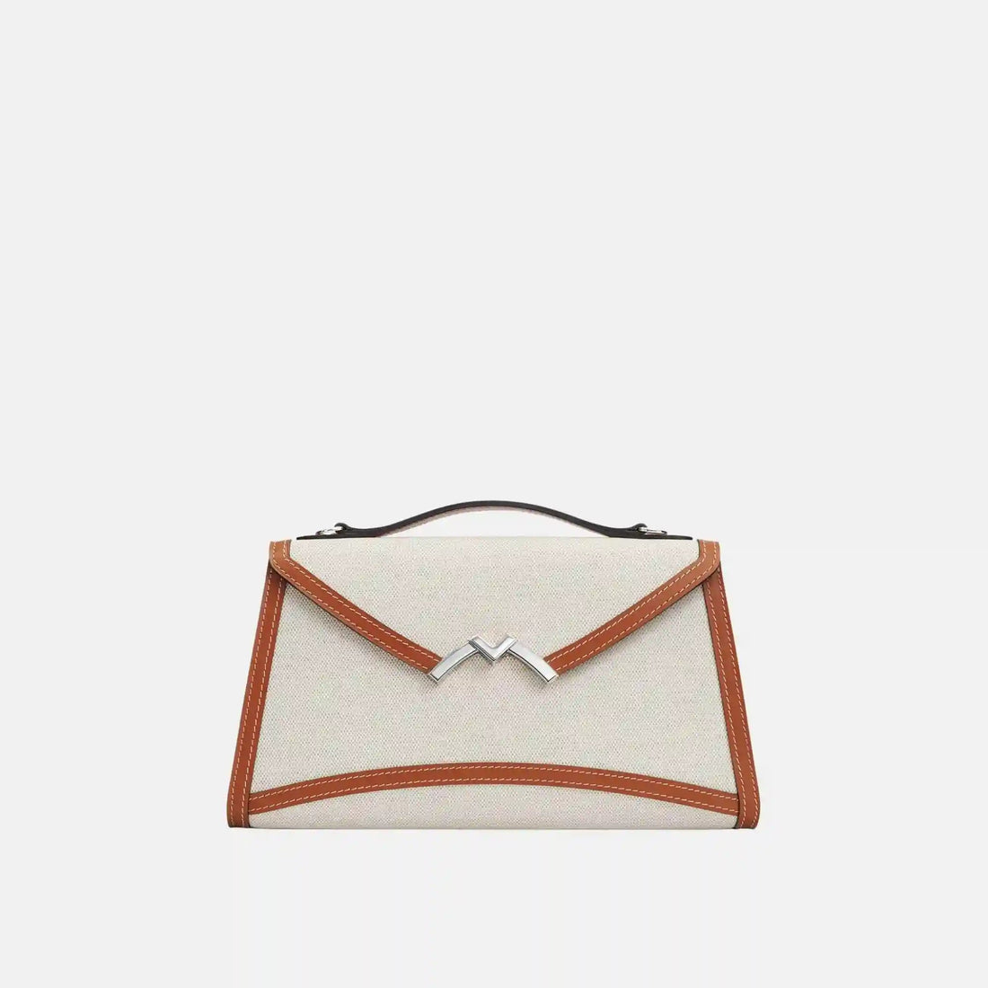 Gabrielle Clutch in Canvas and Leather