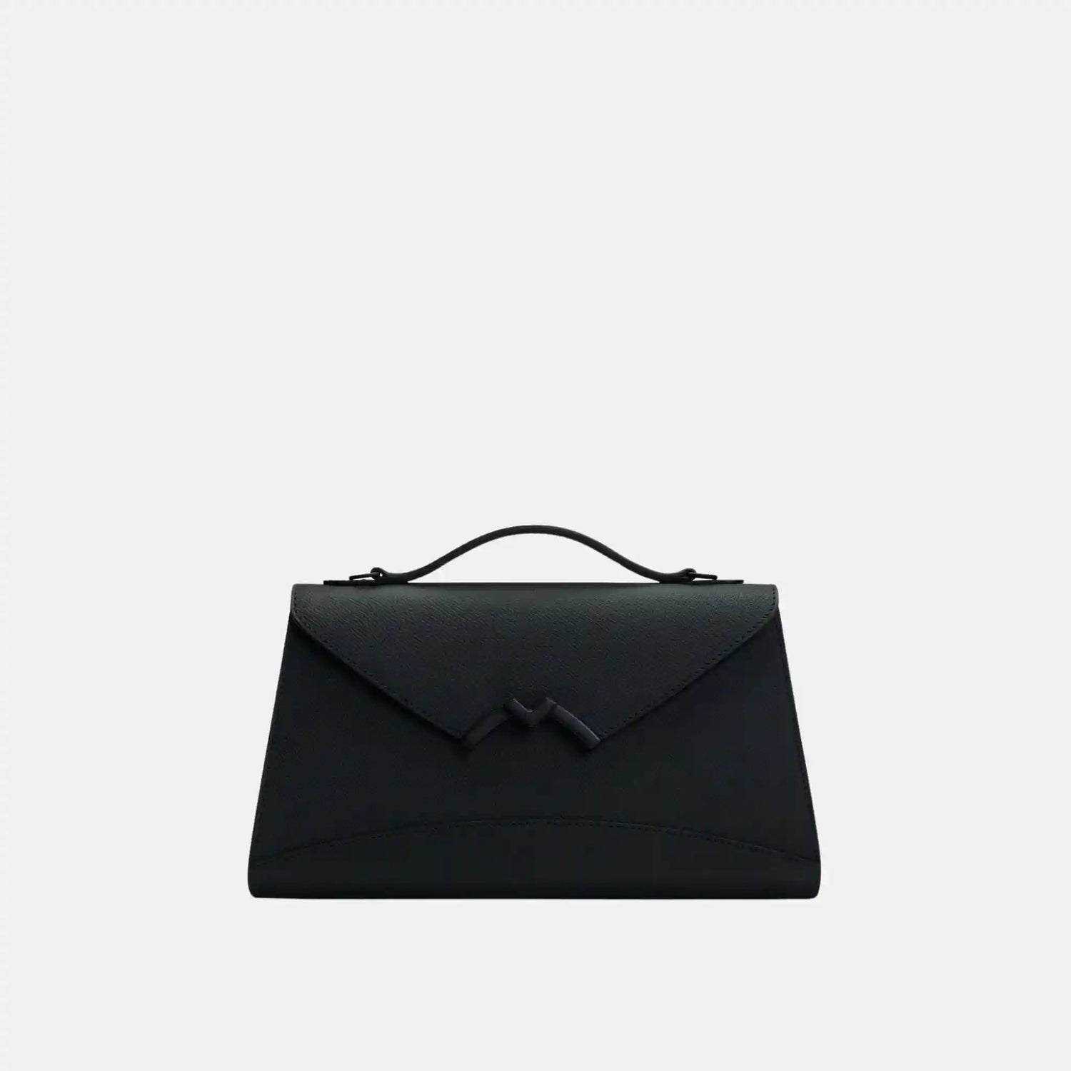 Gabrielle Clutch Ultra Black in Carat Calf Leather