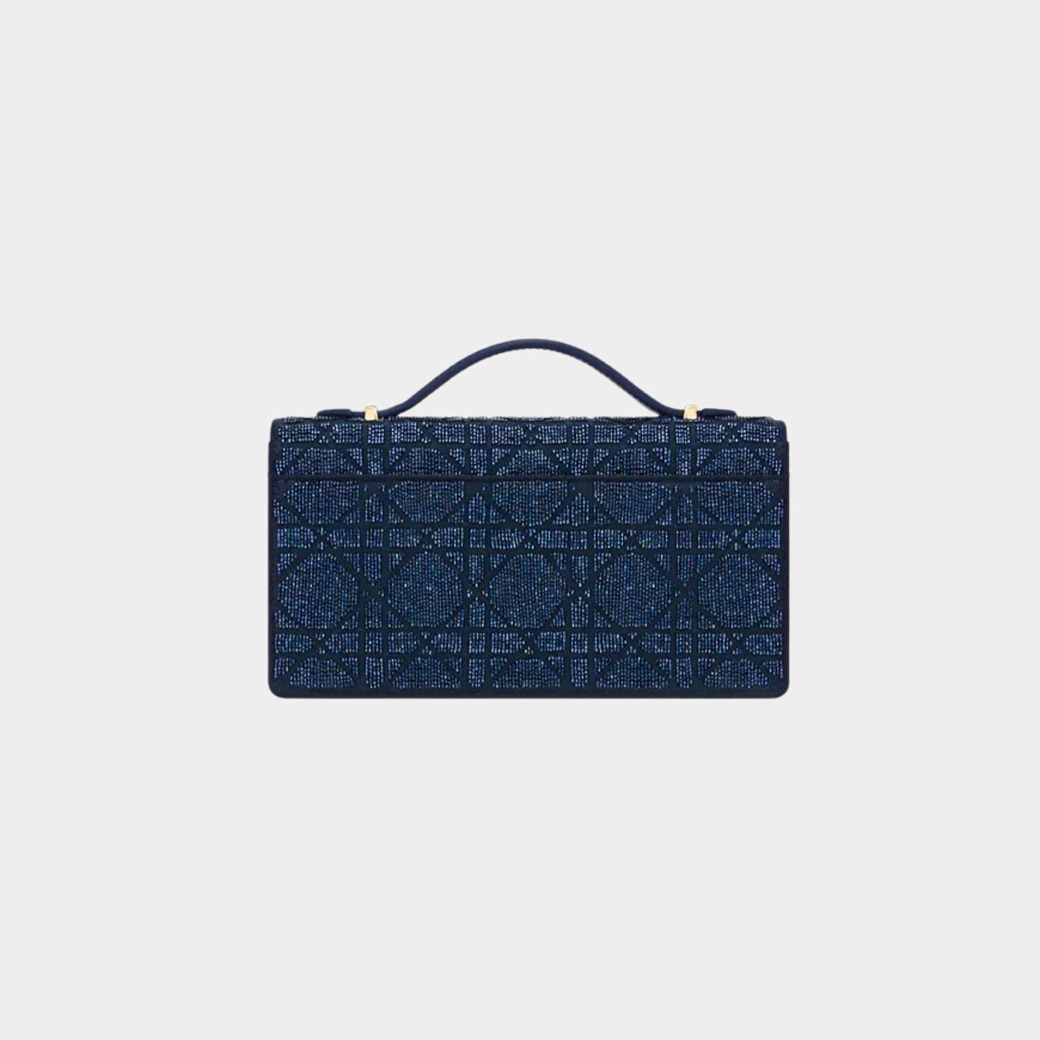 Or My Dior Mini Bag Microbead-Embroidered Cotton