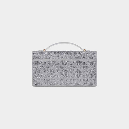 Or My Dior Mini Bag Microbead-Embroidered Cotton