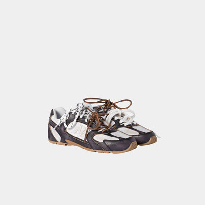 New Balance X Miu Miu 530 SL Deco Calf Leather Sneakers