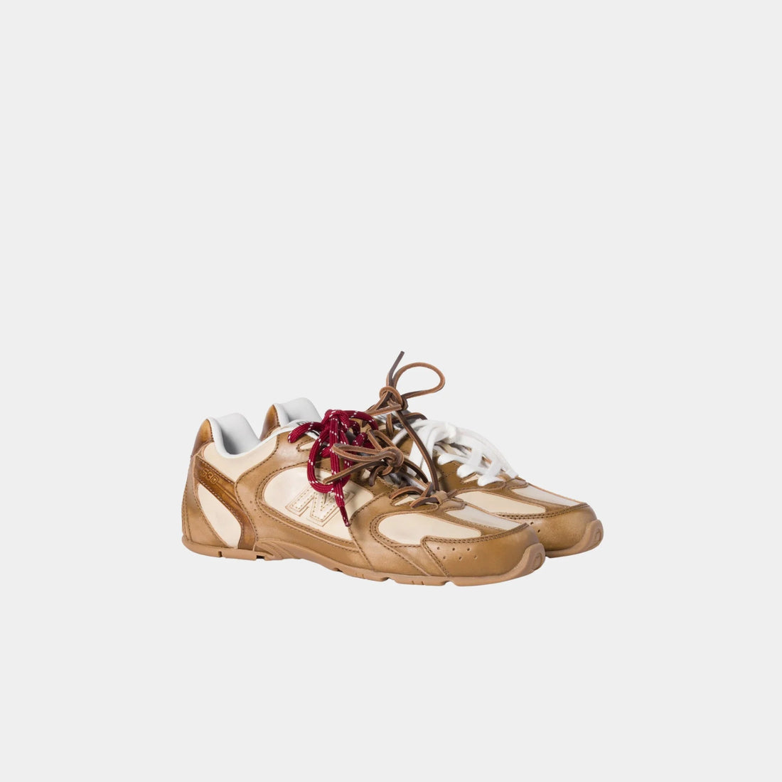 New Balance X Miu Miu 530 SL Deco Calf Leather Sneakers