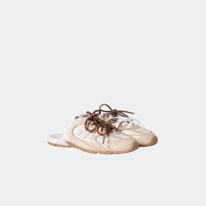 New Balance X Miu Miu 530 SL Deco Calf Leather Mules