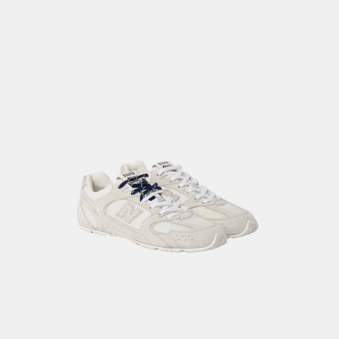 New Balance X Miu Miu 530 SL Suede and Mesh Sneakers