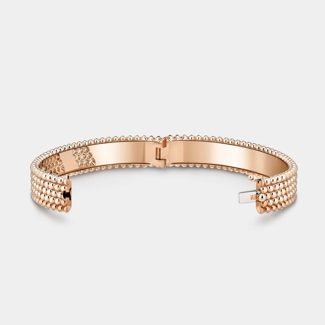 Perlée Diamonds Bracelet 5 Rows Medium Model Rose Gold Diamond