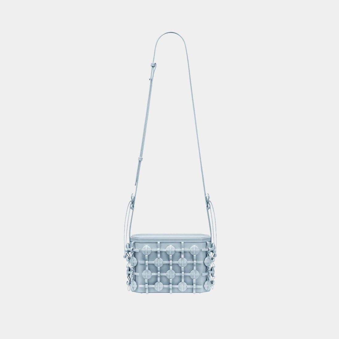 Button Bow Box Handbag