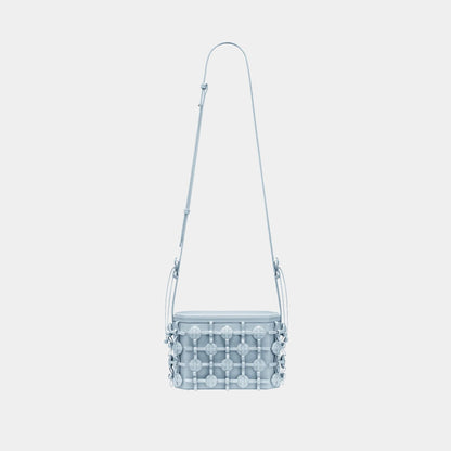 Button Bow Box Handbag