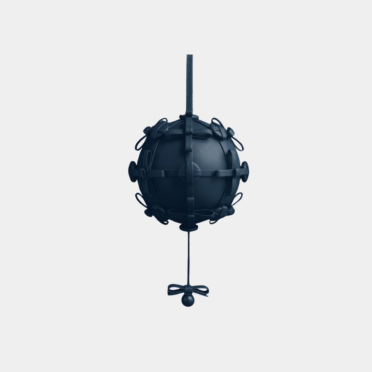 Button Bow Sphere Handbag