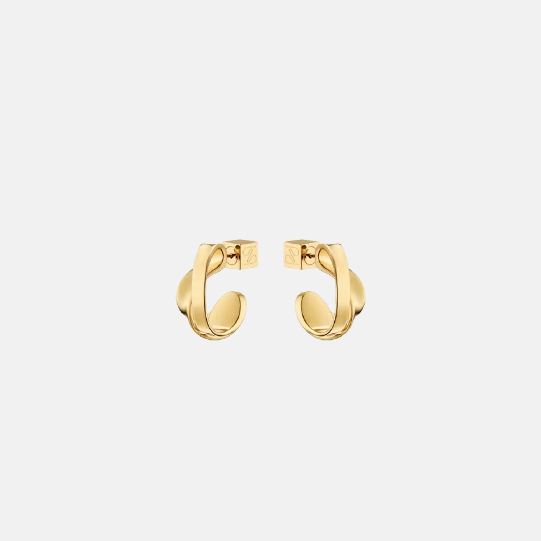 Eole Curled Earrings Gilded Edition